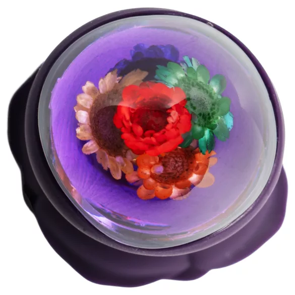LOVISS Flower - remote‑controlled anal vibrator (purple)