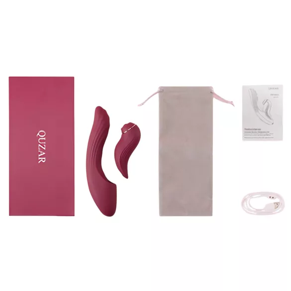 Vibeconnect - 2in1 G-Spot & Clitoris Vibrator (Red)