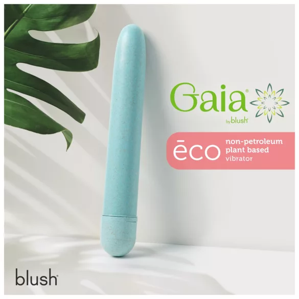 Gaia Eco L - eco-friendly rod vibrator (blue) - large
