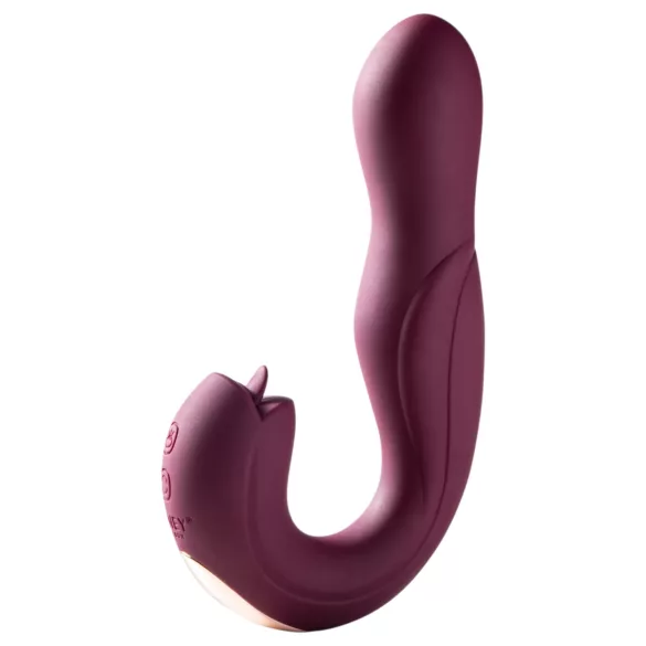 Honey Play Box Joi - Spinning, Licking G-Spot Vibrator (Purple)