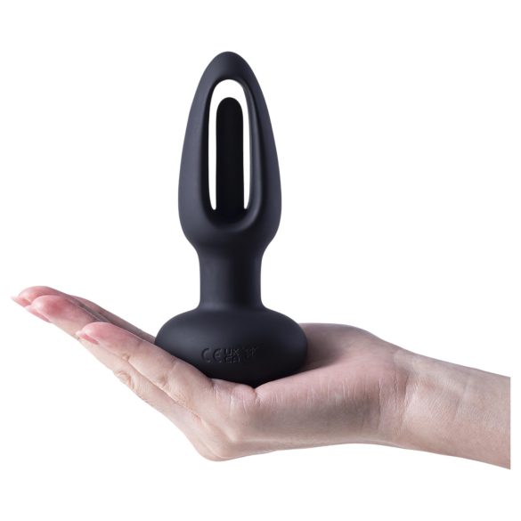 Honey Play Box Snuggy - Tongue-Style Anal Vibrator (Black)