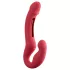 Honey Play Box Harmony Duo - App-controlled strap-on licking vibrator (red)
