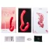 Honey Play Box Harmony Duo - App-controlled strap-on licking vibrator (red)