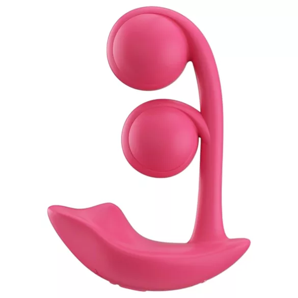 Honey Play Box Melody - App-controlled beaded 2‑in‑1 vibrator (red)