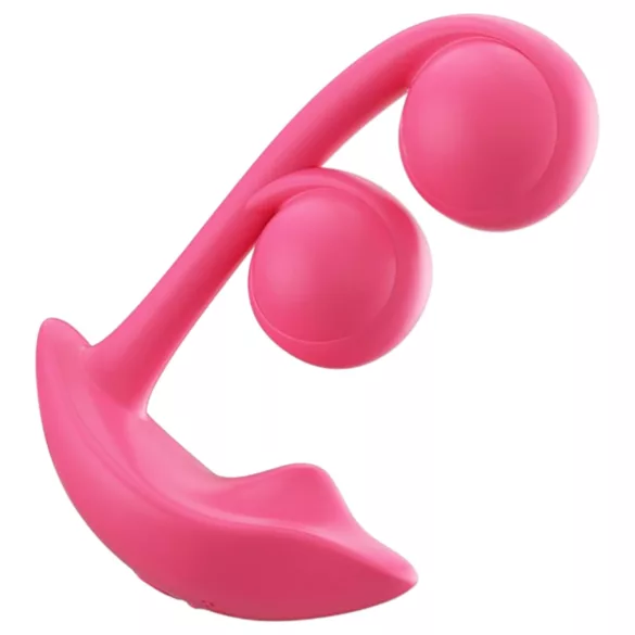 Honey Play Box Melody - App-controlled beaded 2‑in‑1 vibrator (red)