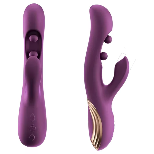 Honey Play Box Gem - App-controlled beaded G-spot and clitoral vibrator (purple)