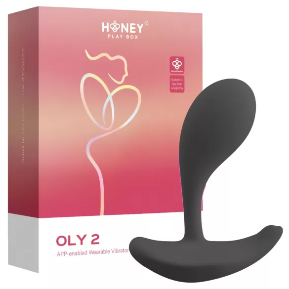 Honey Play Box Oly 2 - App-controlled G-spot and clitoral vibrator (black)