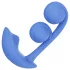 Honey Play Box Melody - App-controlled beaded 2‑in‑1 vibrator (blue)