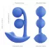 Honey Play Box Melody - App-controlled beaded 2‑in‑1 vibrator (blue)