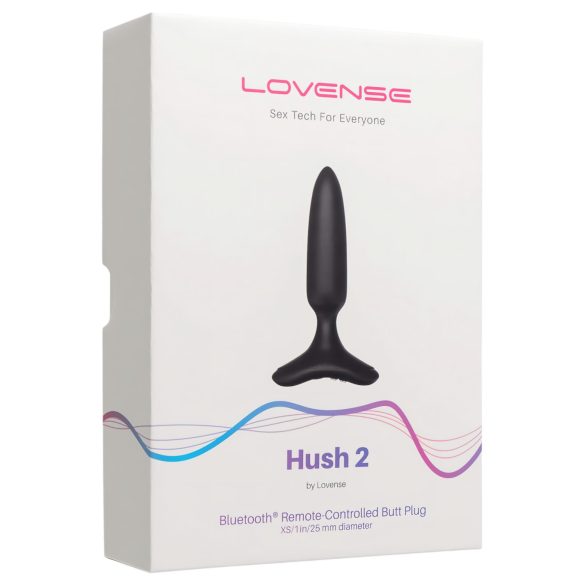 LOVENSE Hush 2 XS - Rechargeable Mini Anal Vibrator (1-inch) - Black