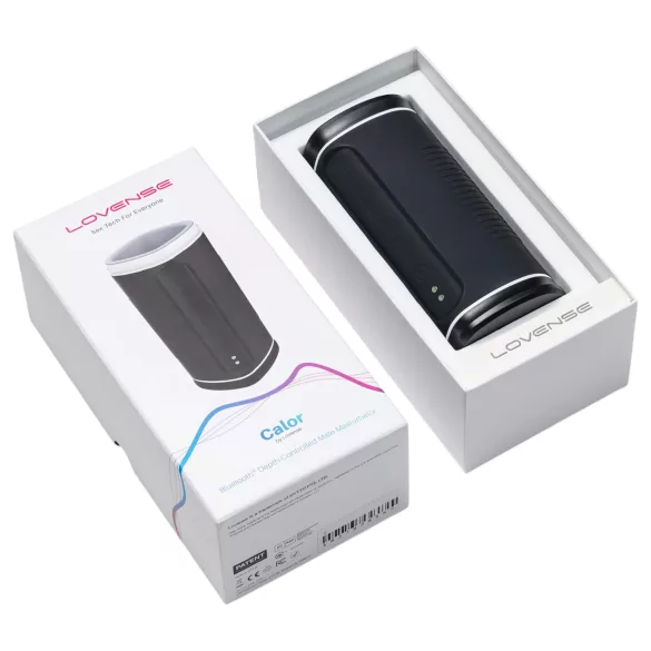 Lovense Calor - App-controlled warming masturbator for men (black)