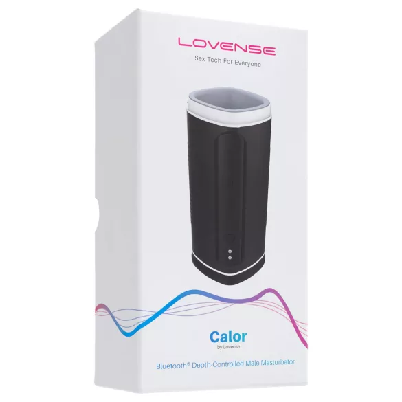 Lovense Calor - App-controlled warming masturbator for men (black)