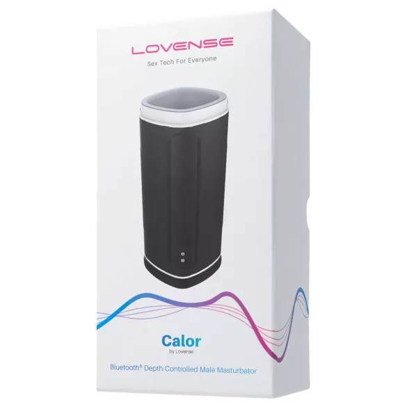 Lovense Calor - App-controlled warming masturbator for men (black)