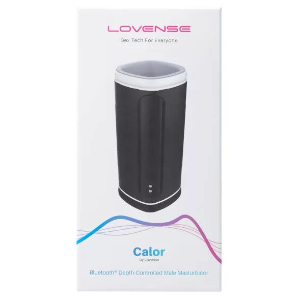 Lovense Calor - App-controlled warming masturbator for men (black)
