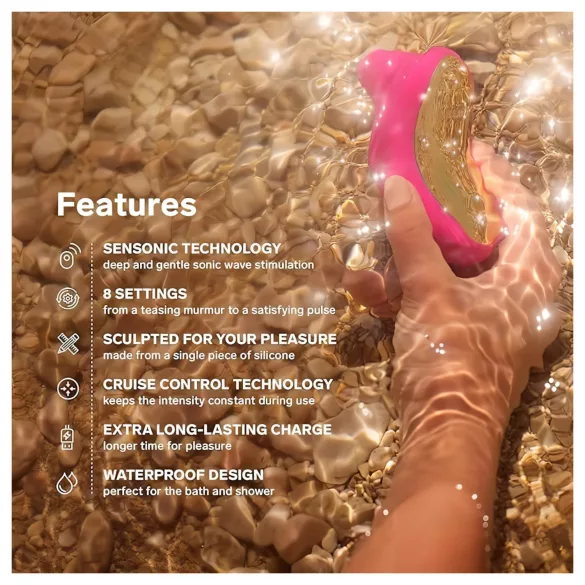 LELO Sona Cruise - Soundwave Clitoral Stimulator (Pink)