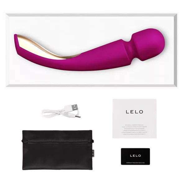 LELO Smart Wand 2 - Large Rechargeable Massager Vibrator (Purple)