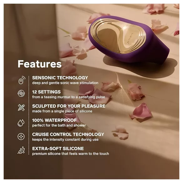 LELO Sona 2 Cruise - Sonic Wave Clitoral Stimulator (Cherry)