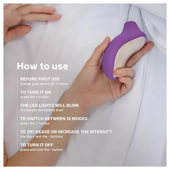 LELO Sona 2 Cruise - Sonic Wave Clitoral Stimulator (Cherry)