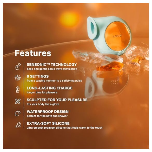 LELO Sila - Waterproof Sonic Clitoral Massager (Pink)