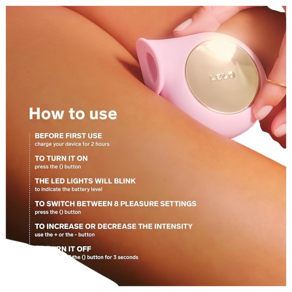 LELO Sila - Waterproof Sonic Clitoral Massager (Pink)