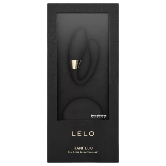 LELO Tiani Duo - Silicone Couple's Vibrator (Black)