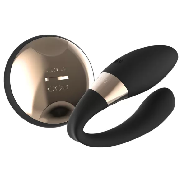 LELO Tiani Duo - Silicone Couple's Vibrator (Black)