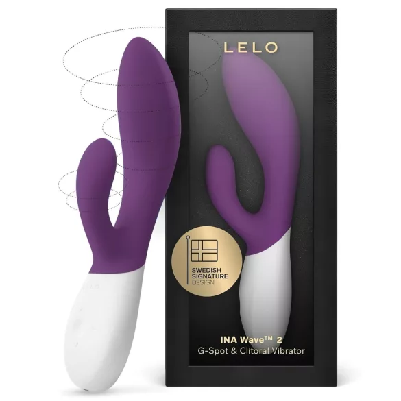 LELO Ina Wave 2 - Rechargeable, Waterproof Vibrator (Purple)