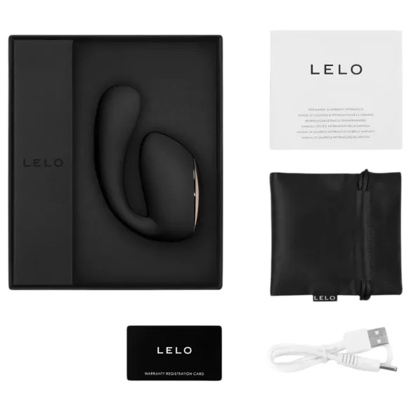 LELO Ida Wave - Smart Rechargeable Rotating Vibrator (Black)