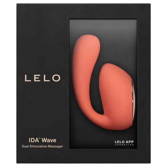LELO Ida Wave - App-controlled vibrating and rotating vibrator (coral)
