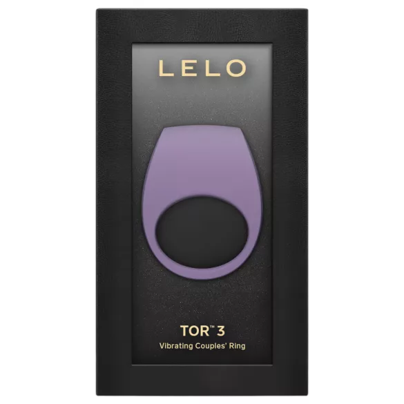 LELO Tor 3 - App-controlled vibrating penis ring for men (purple)
