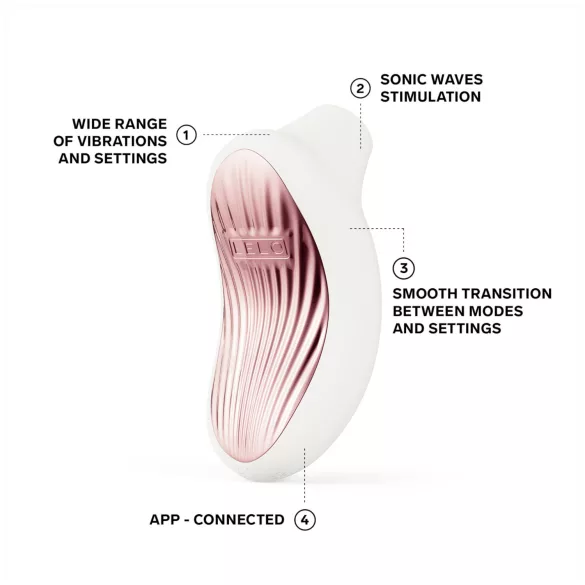 LELO Sona 3 - Sonic Wave Clitoral Stimulator (White)