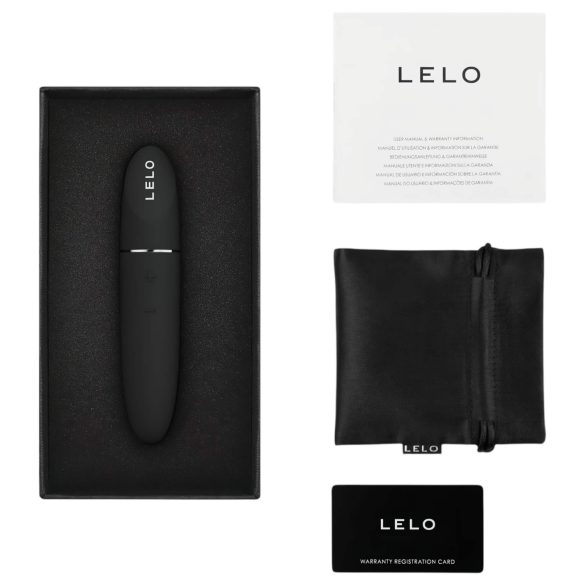 LELO Mia 3 - Travel Lipstick Vibrator (Black)