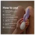 LELO INA Twist - app-controlled G-spot vibrator with clitoral arm (purple)