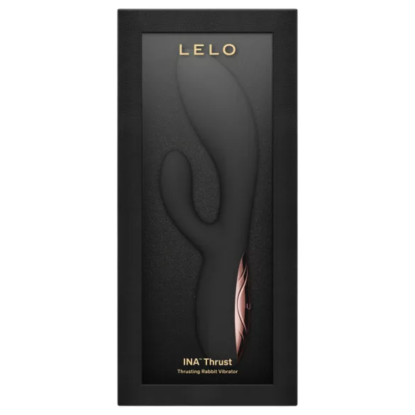 LELO - INA Thrust thrusting rabbit vibrator (black)