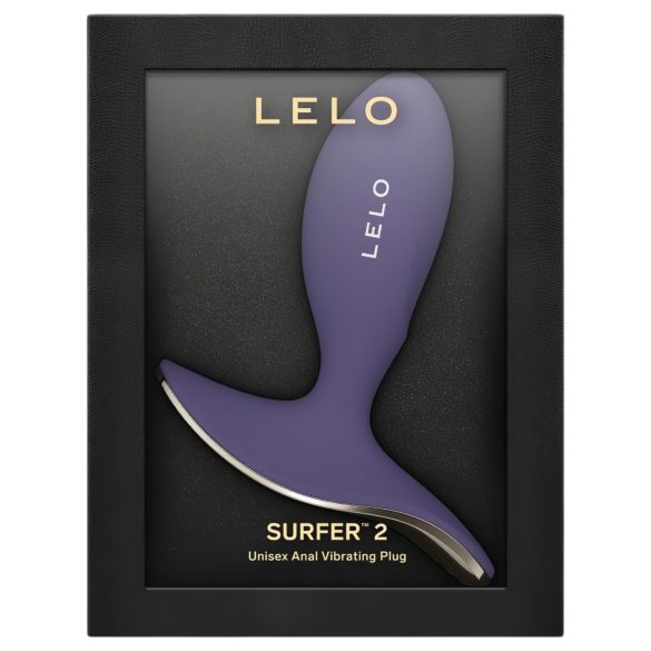 LELO Surfer - smart vibrating anal plug (purple)