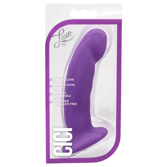 Blush Luxe - silicone dildo (purple)