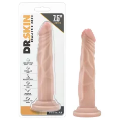 Dr. Skin 7.5 - Realistic Suction Cup Dildo - Natural (19cm)