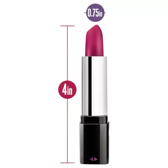 Blush Lipstick Rosé - lipstick vibrator (black-pink)