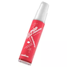   Crushious ZZ POP - edible liquid vibrator, strawberry (10 ml)