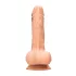 RealRock 8" Lifelike Dong - Natural with Testicles
