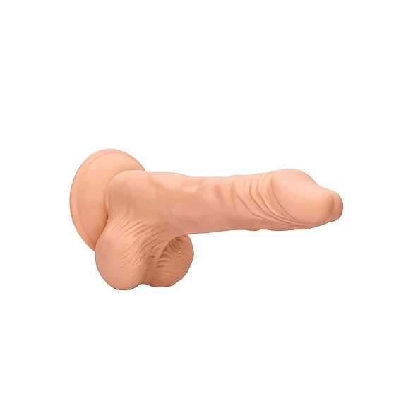 RealRock 8" Lifelike Dong - Natural with Testicles