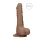 RealRock Dong 10" - Lifelike Dildo with Balls (10") - Dark Natural