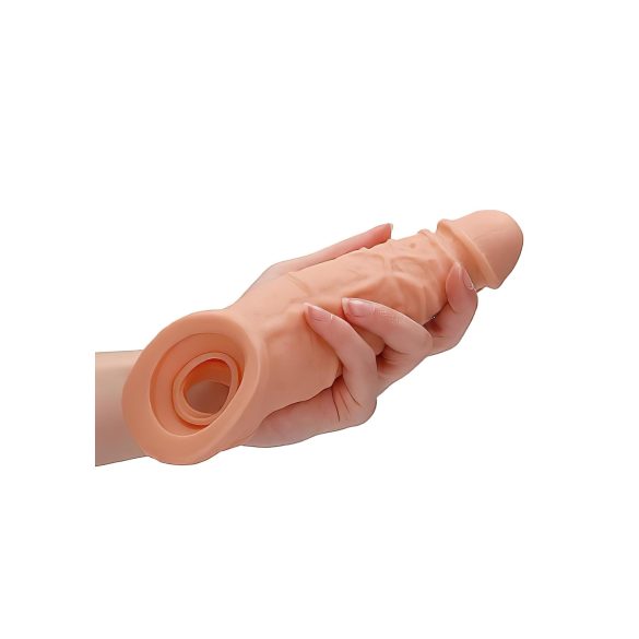RealRock 9'' Penis Sleeve - Natural Finish