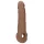 RealRock 9” Penis Sleeve - Dark Natural (21.5cm)
