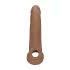 RealRock 9” Penis Sleeve - Dark Natural (21.5cm)