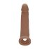 RealRock 9” Penis Sleeve - Dark Natural (21.5cm)