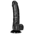 RealRock - Suction Cup Realistic Dildo - 6" (Black)