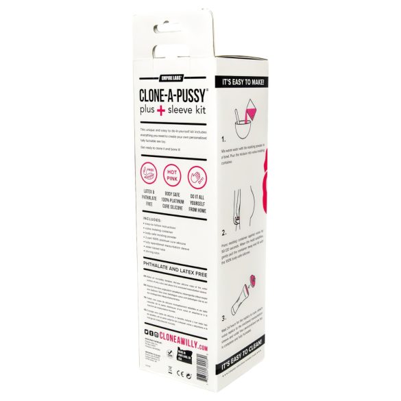 Clone-a-Pussy - Personal Molding & Sleeve Kit (Pink)