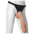 Doc Johnson Vac-U-Lock Hung 12" - lifelike dildo with balls (flesh‑coloured)