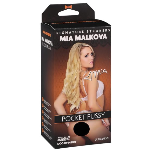 Doc Johnson Mia Malkova - Realistic Ultraskyn Pocket Pussy (Natural)